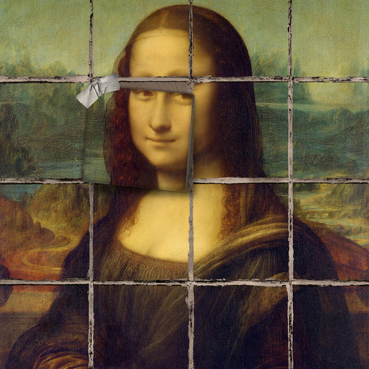 Mona Lisa Broken Grid