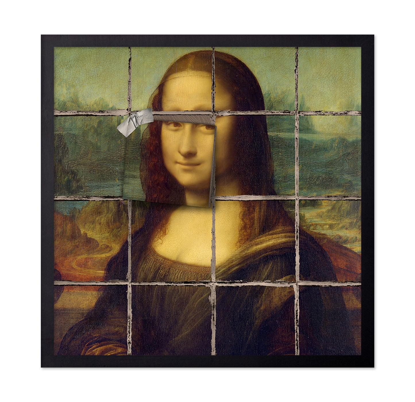 Mona Lisa Broken Grid