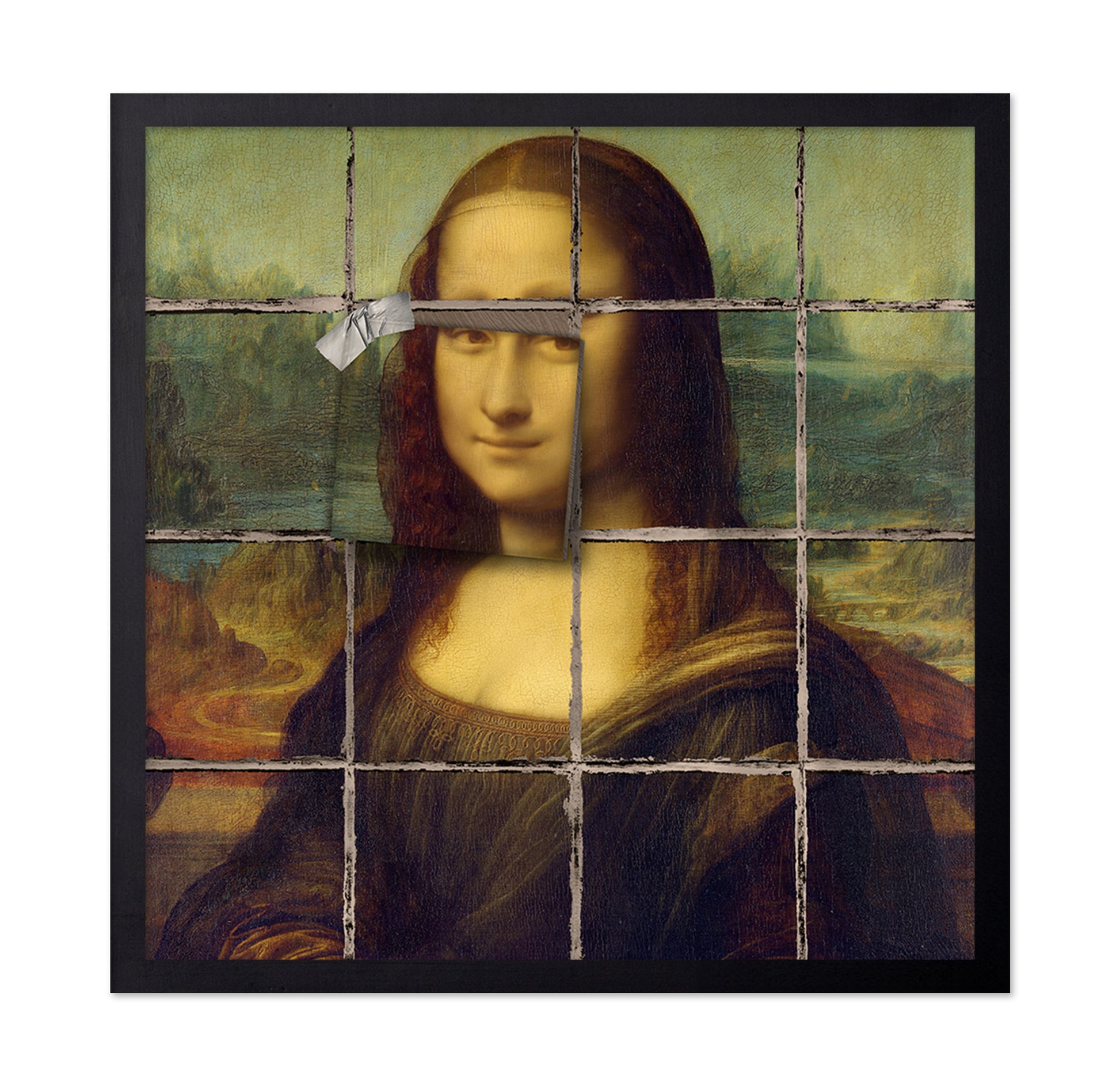 Mona Lisa Broken Grid