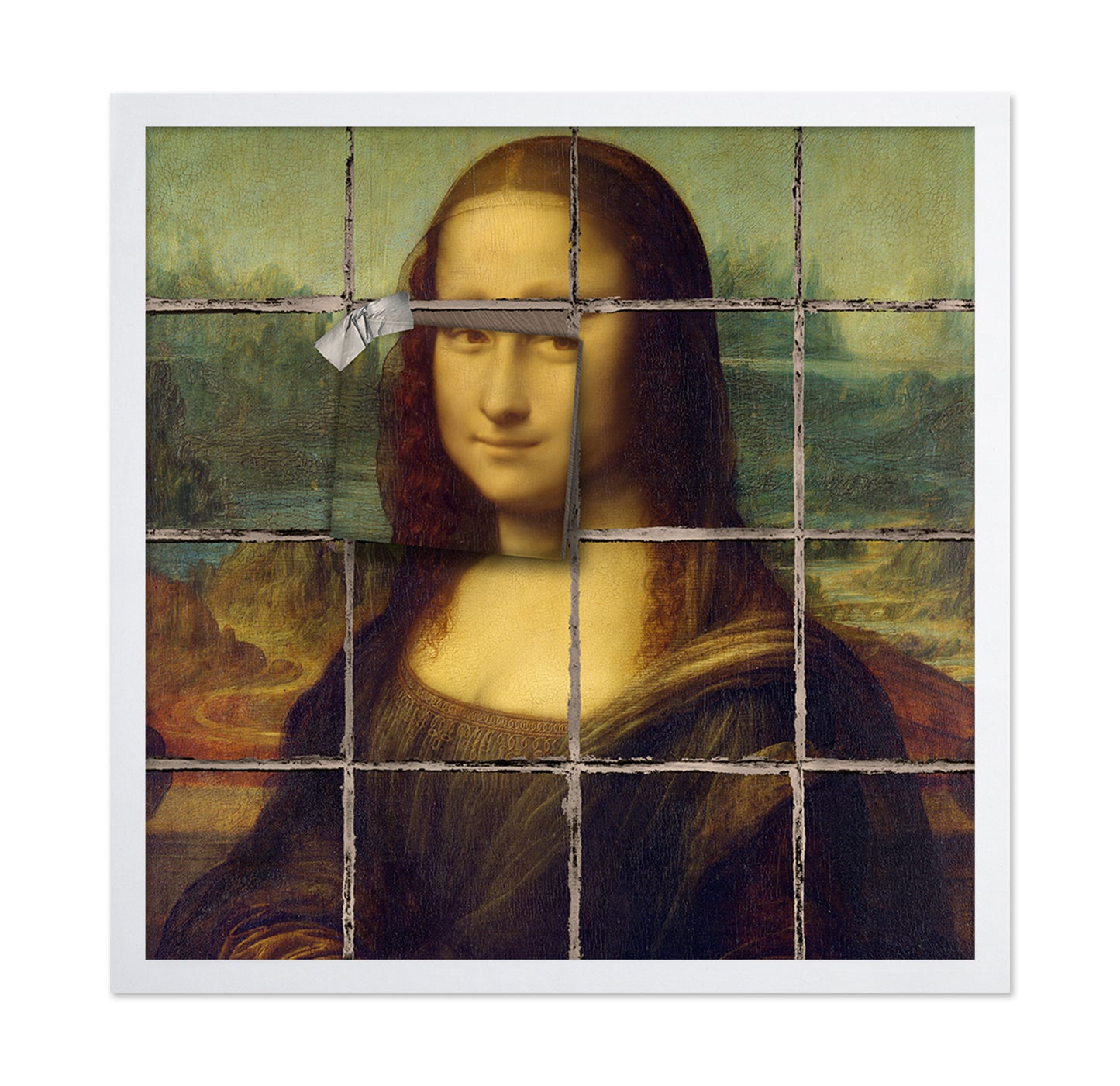 Mona Lisa Broken Grid