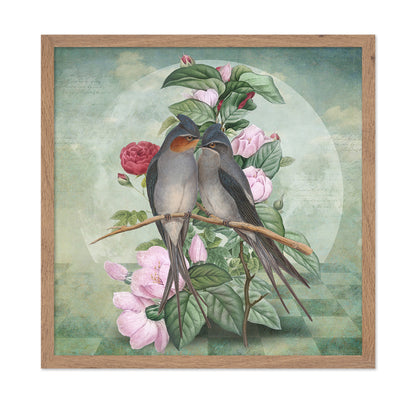 Floral Lovebirds