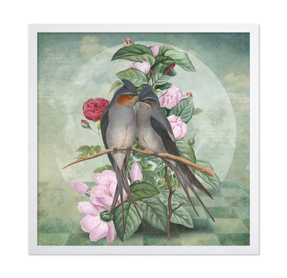 Floral Lovebirds