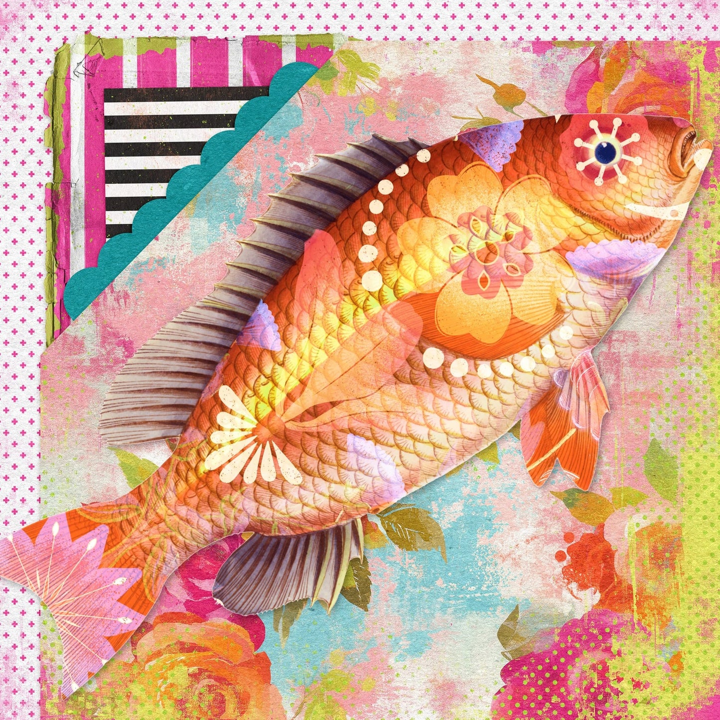 Floral Pattern Fish