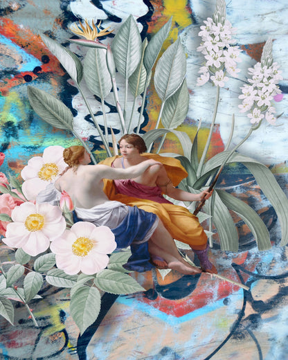 Divine Floral Embrace