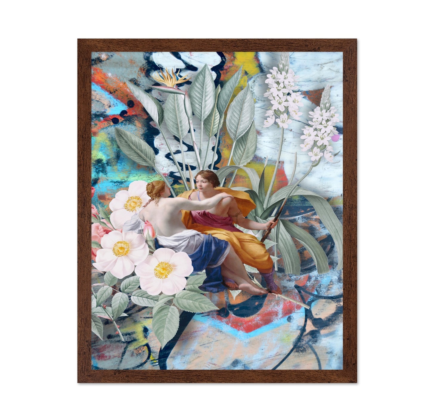 Divine Floral Embrace