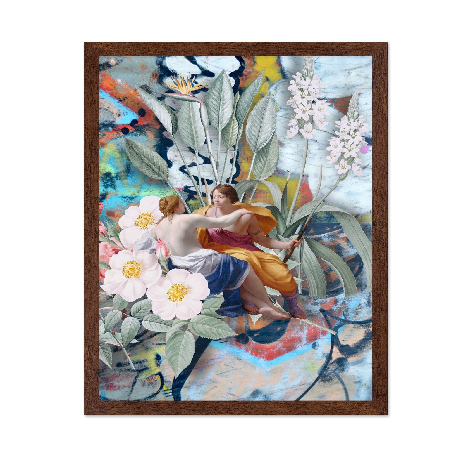 Divine Floral Embrace