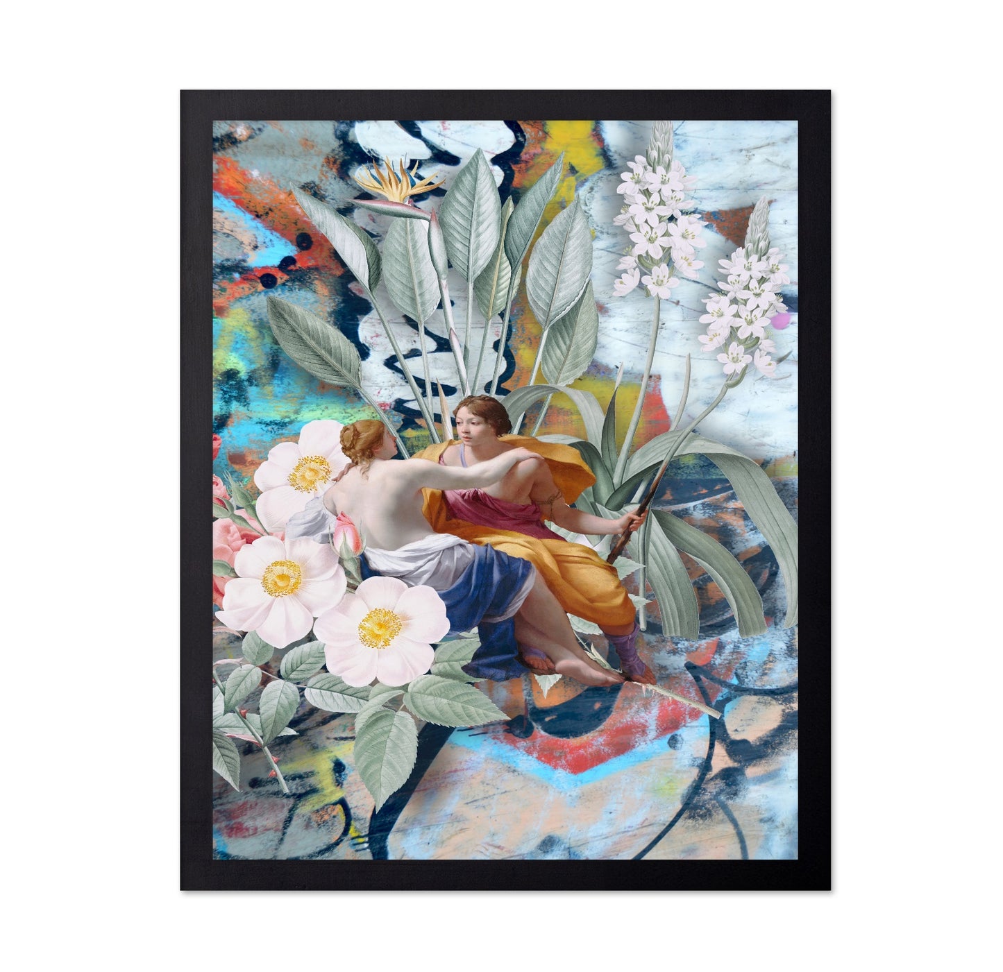 Divine Floral Embrace