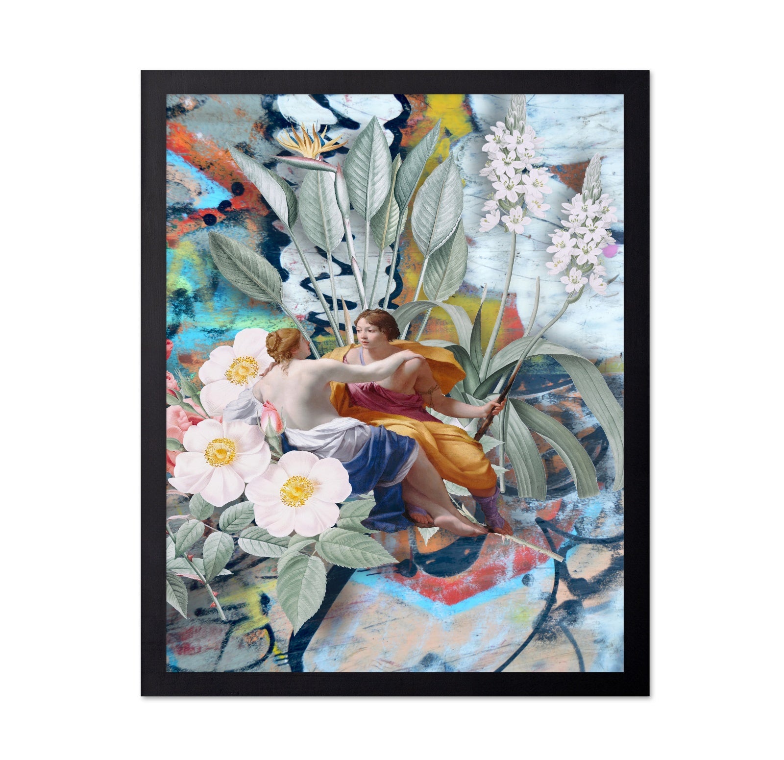 Divine Floral Embrace