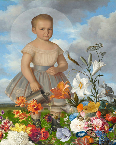Child Garden Collage