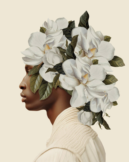 Magnolia Crown Portrait