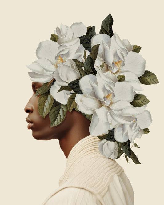 Magnolia Crown Portrait
