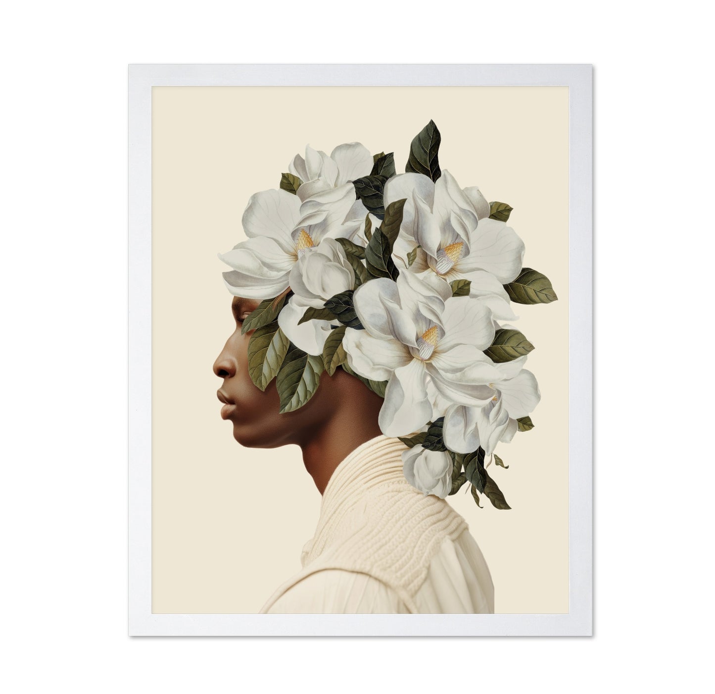 Magnolia Crown Portrait
