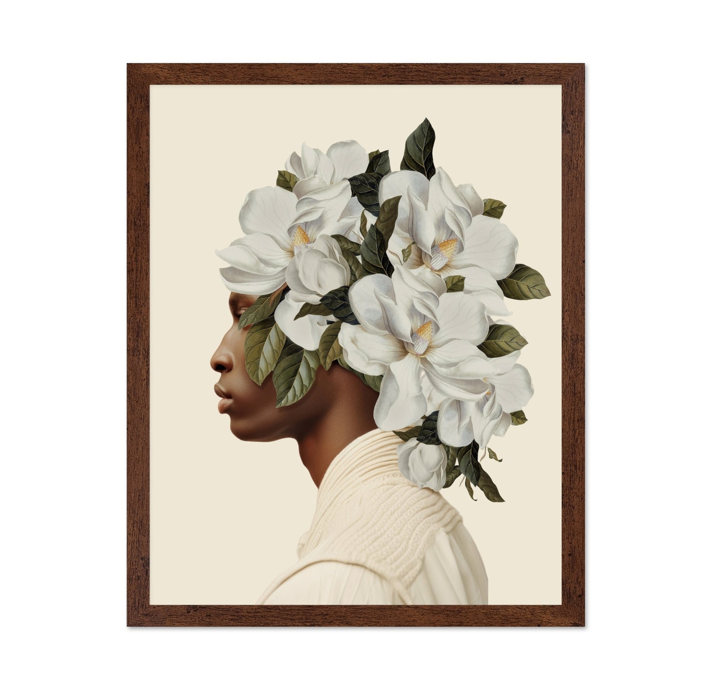 Magnolia Crown Portrait
