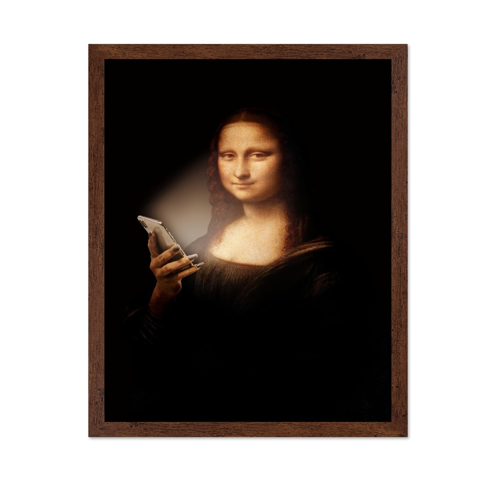 Mona Lisa Night Scroll