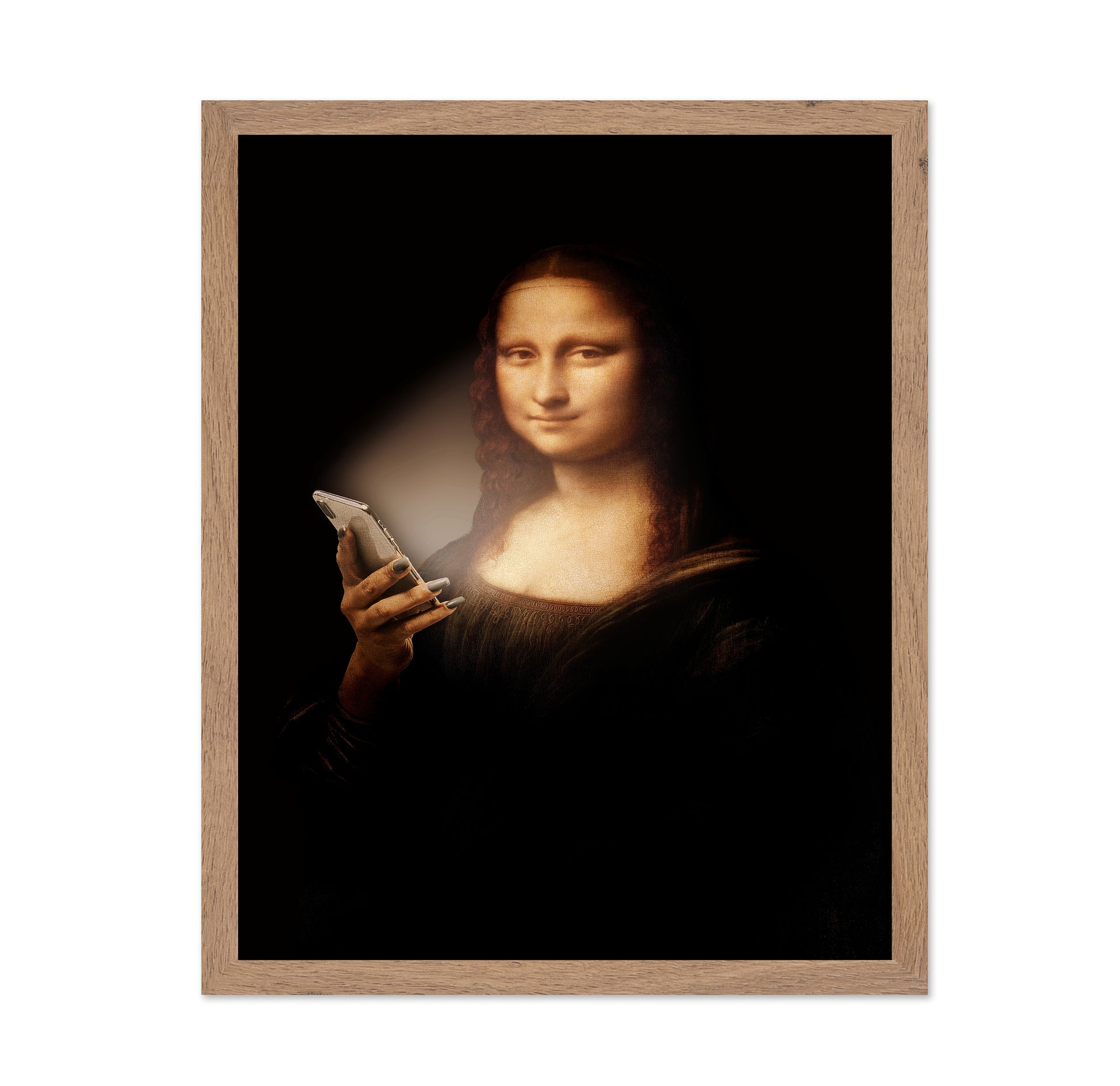 Mona Lisa Night Scroll