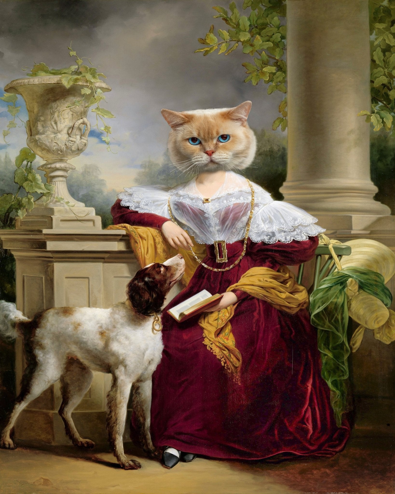 Lady With Cat Head