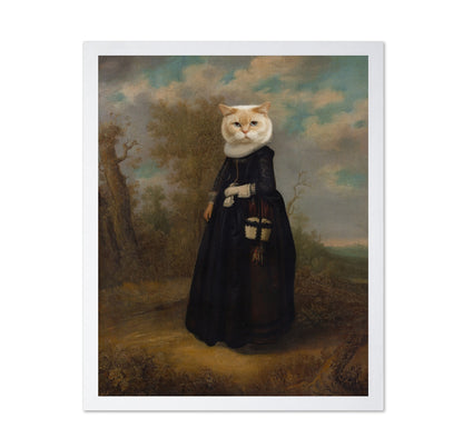 Lady Cat Portrait