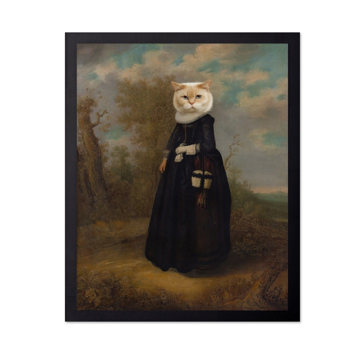 Lady Cat Portrait