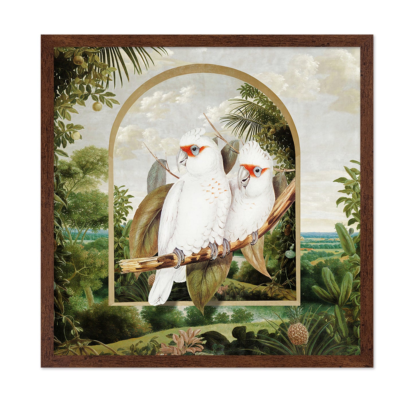 White Parrot Pair