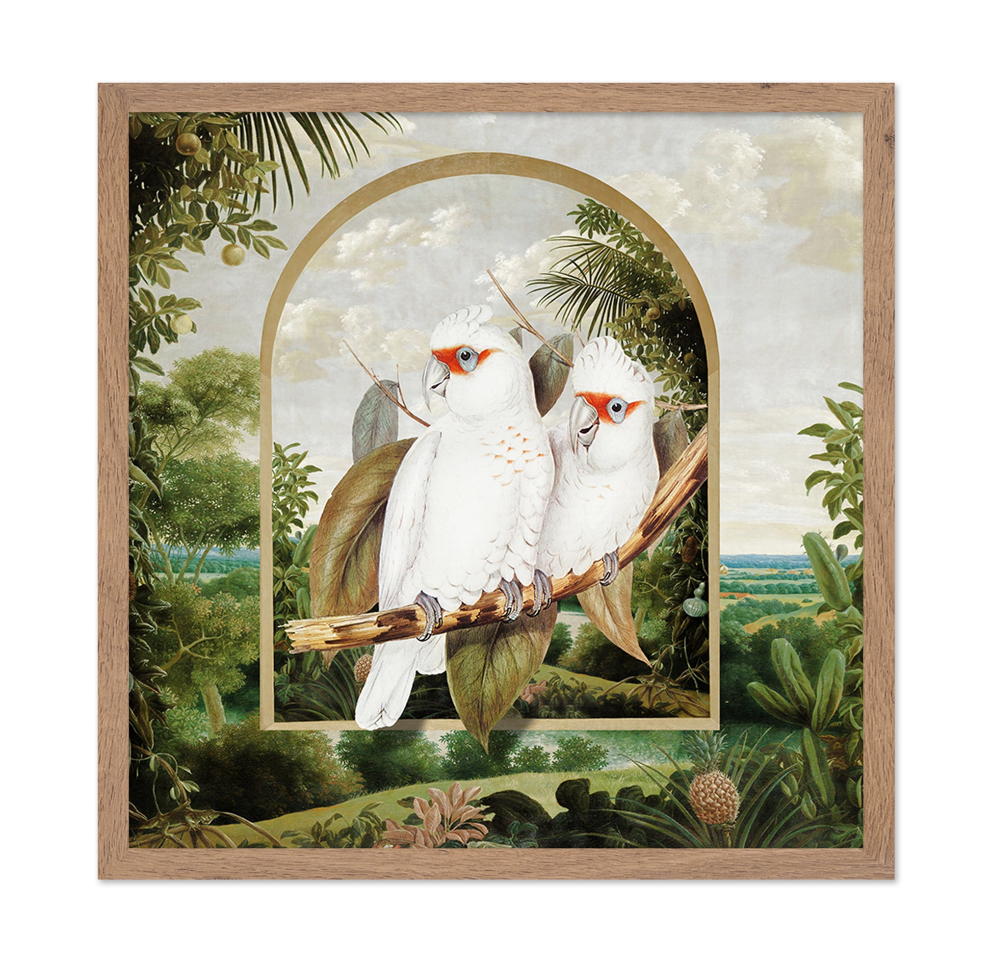White Parrot Pair