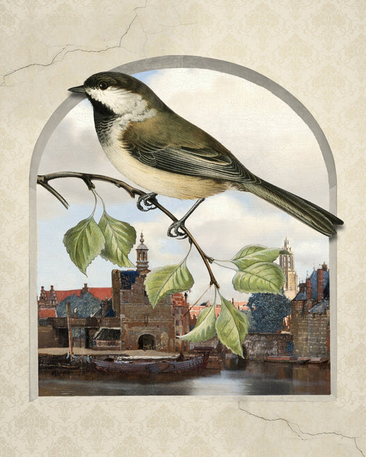 Perched Sparrow View