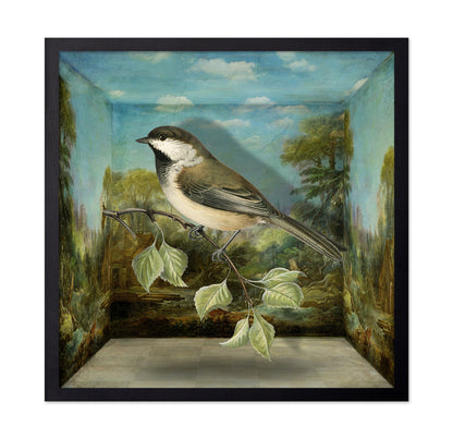 Forest Sparrow Scene