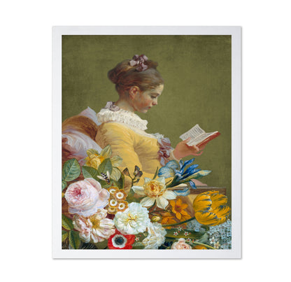 Reading Among Flowers