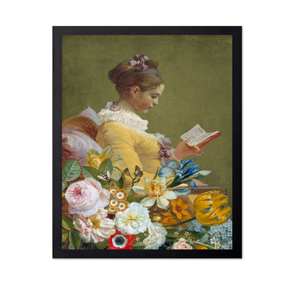 Reading Among Flowers
