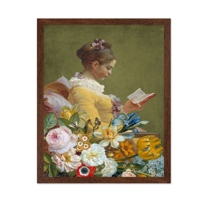 Reading Among Flowers