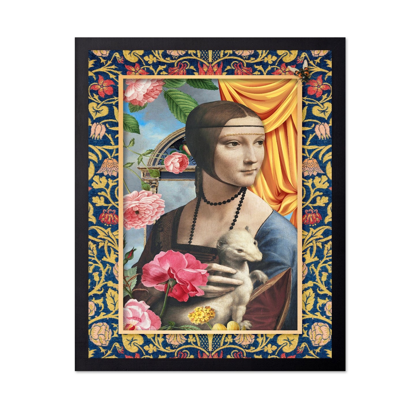 Lady With Ermine Collage