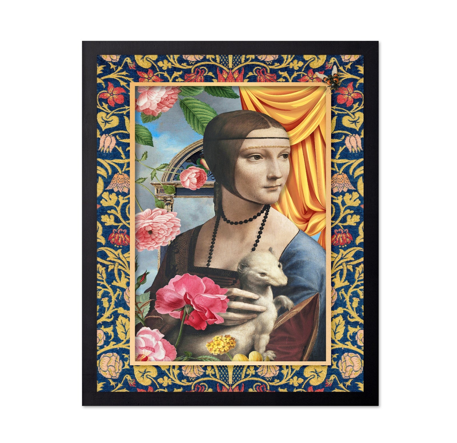 Lady With Ermine Collage