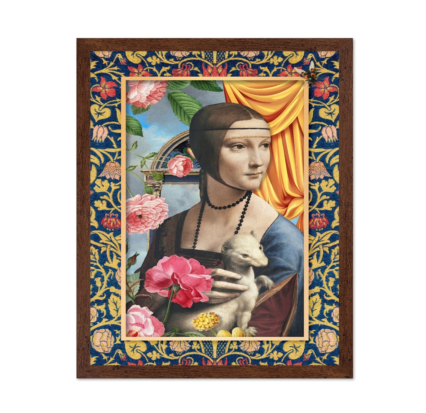 Lady With Ermine Collage