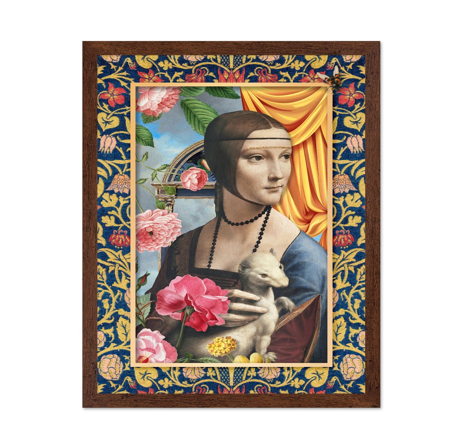 Lady With Ermine Collage