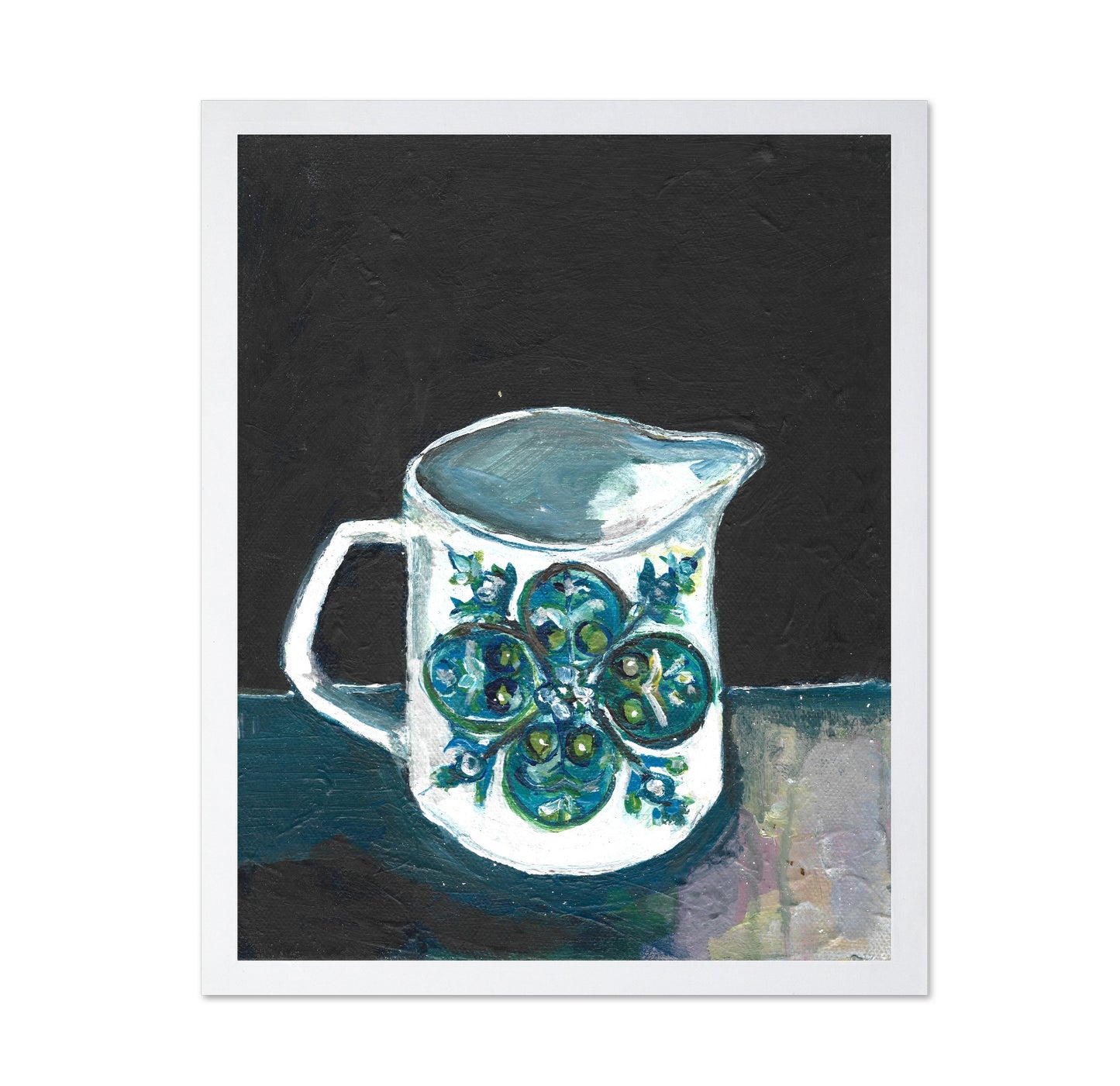 Floral Pitcher Still