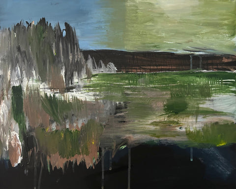 Moody Green Landscape