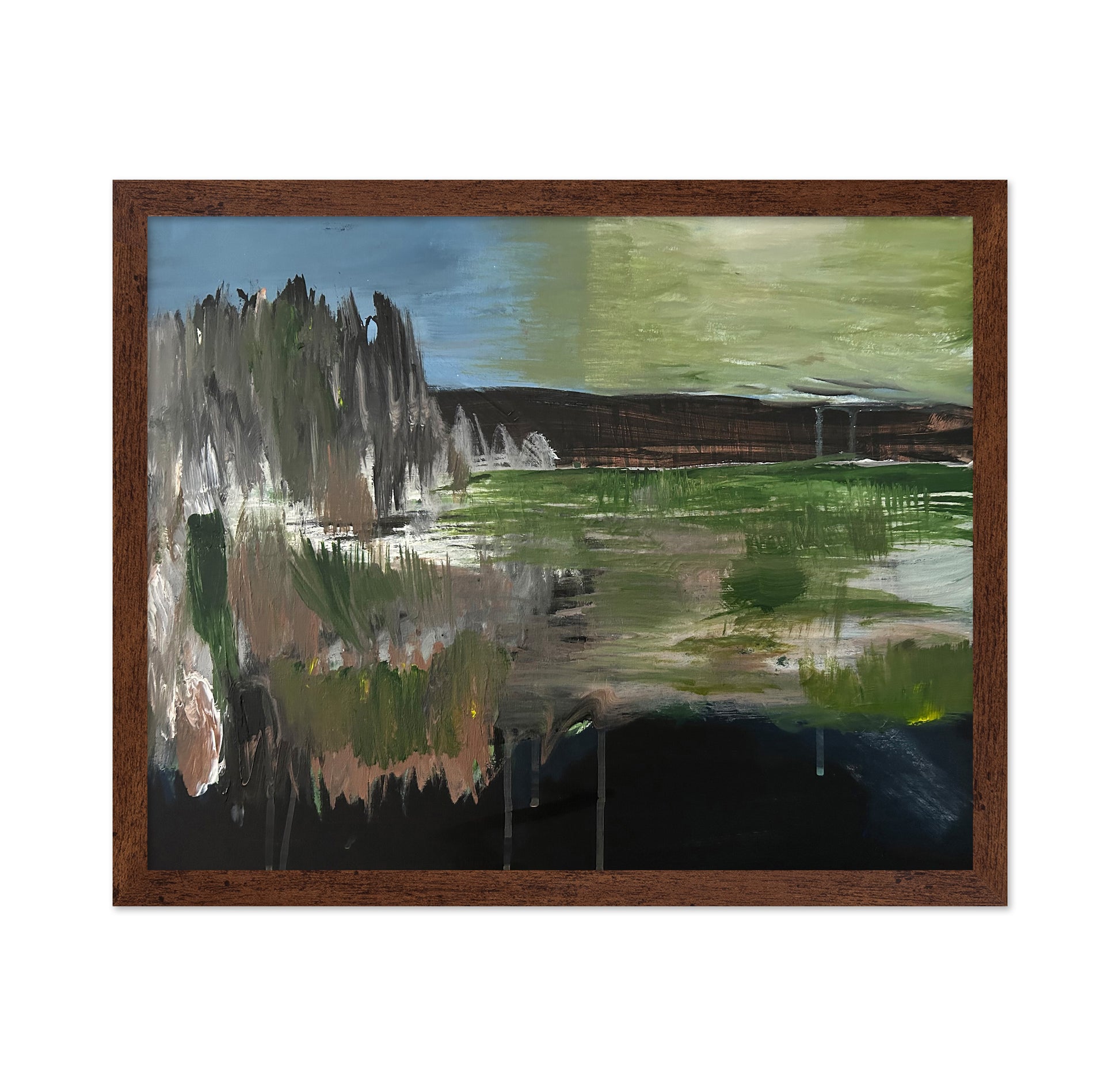 Moody Green Landscape