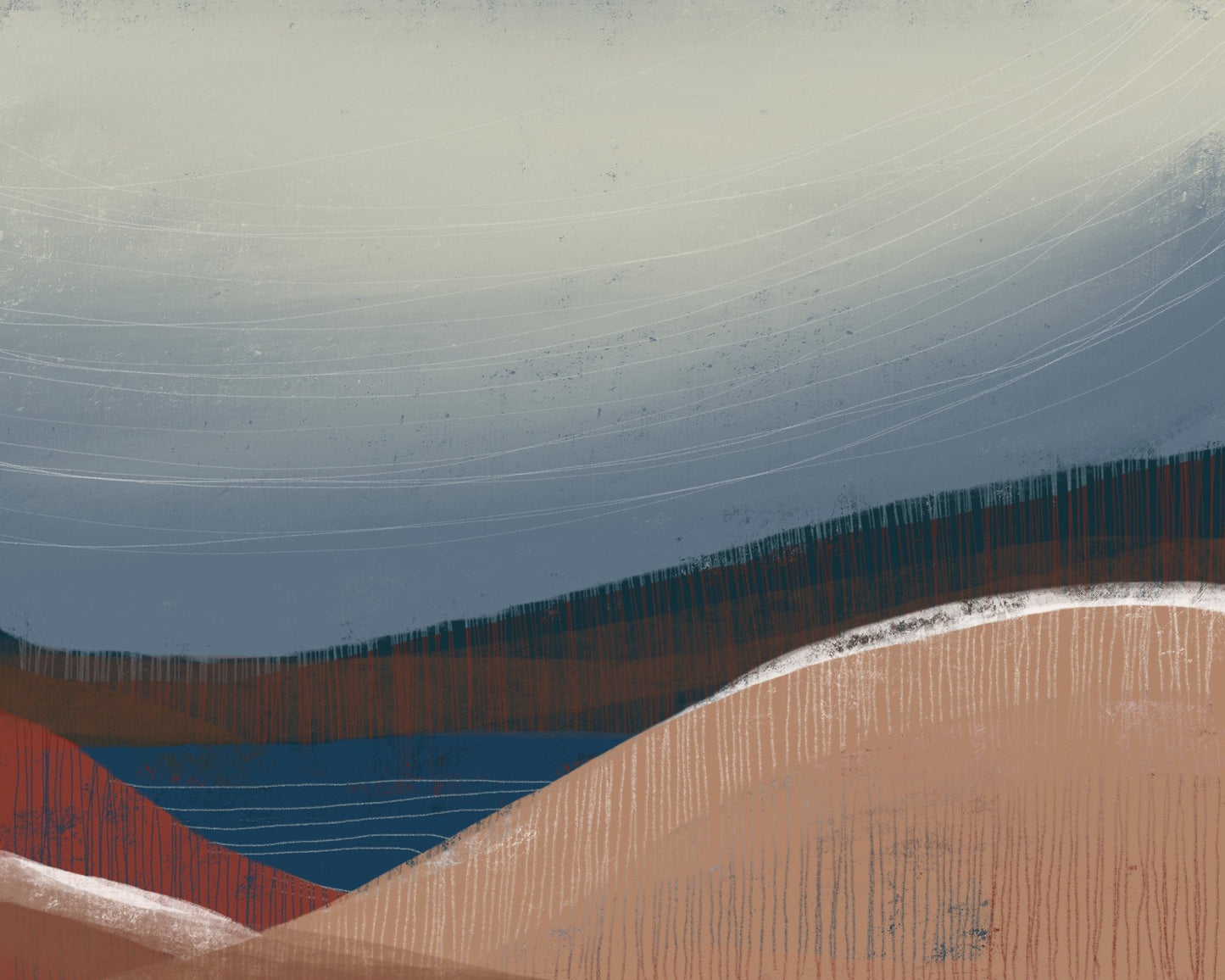 Quiet Desert Flow No1