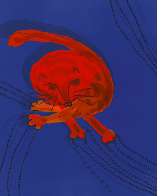 Playful Red Cat