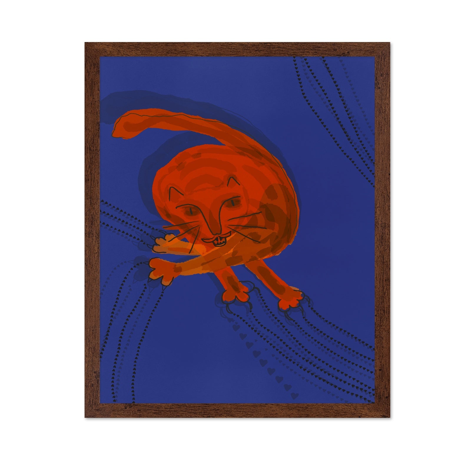 Playful Red Cat
