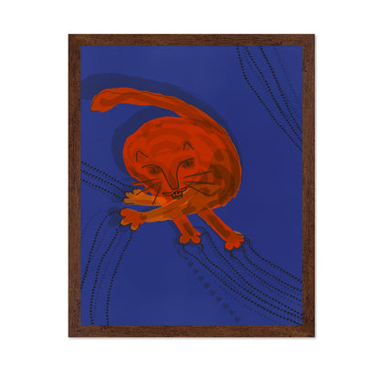 Playful Red Cat