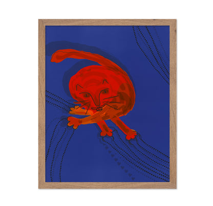 Playful Red Cat
