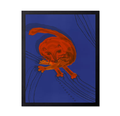Playful Red Cat