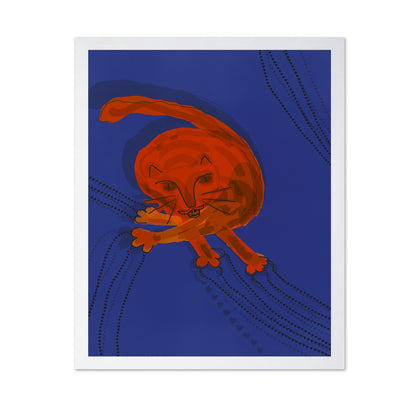 Playful Red Cat