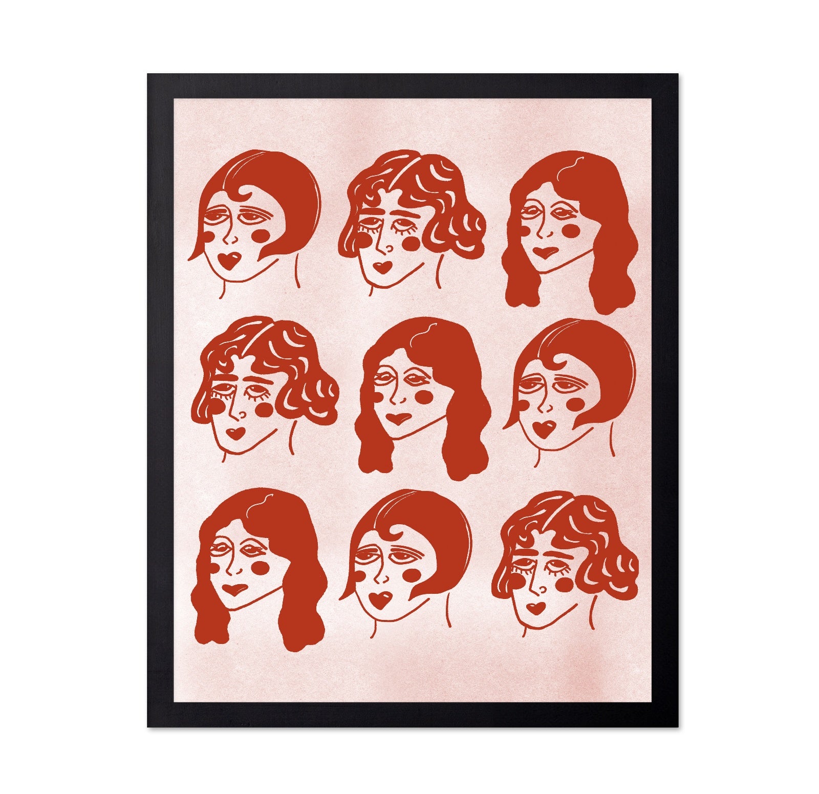Vintage Women Faces