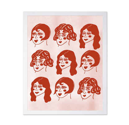 Vintage Women Faces