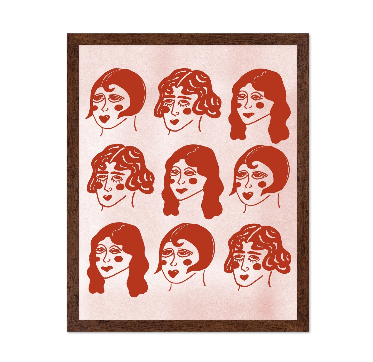 Vintage Women Faces