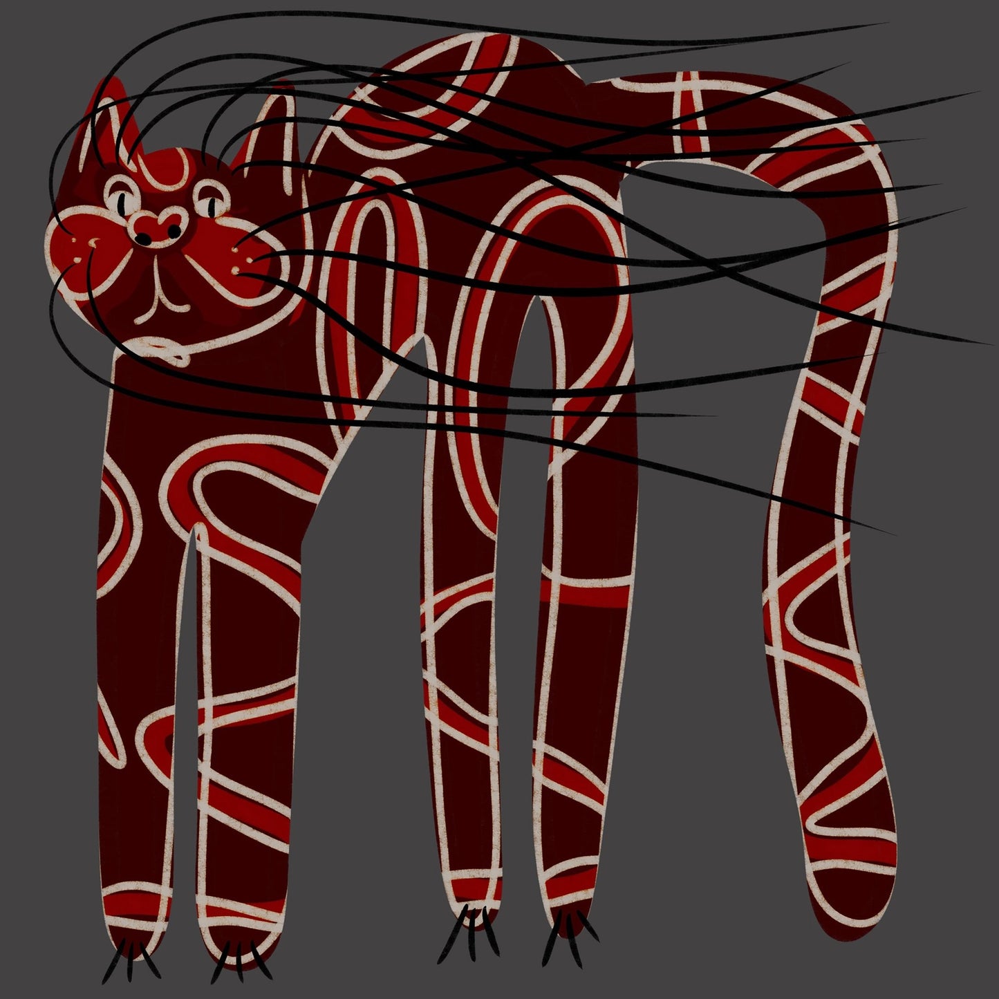 Bold Pattern Cat