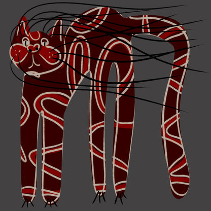Bold Pattern Cat