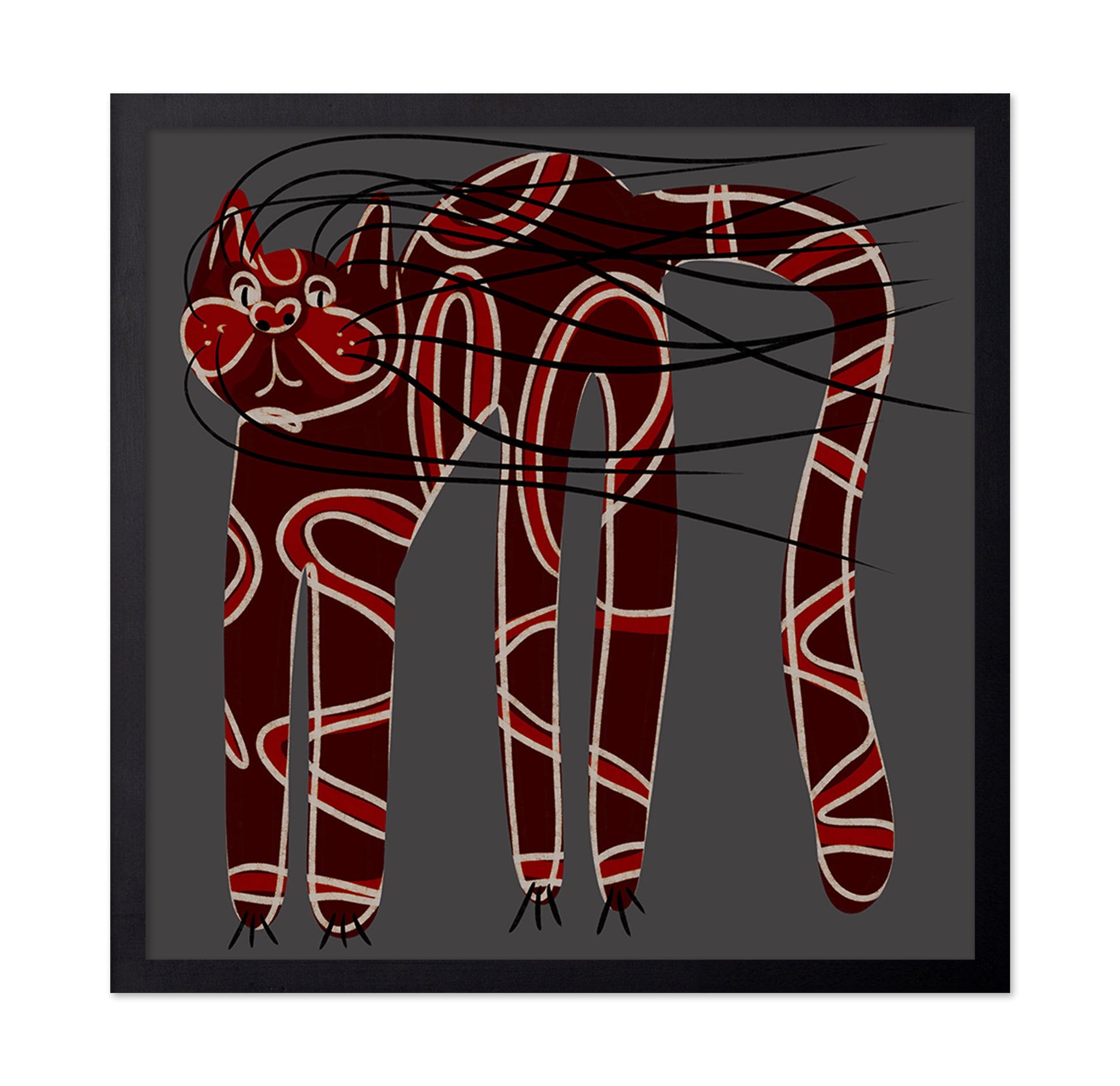 Bold Pattern Cat