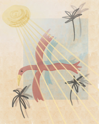 Tropical Bird Flight
